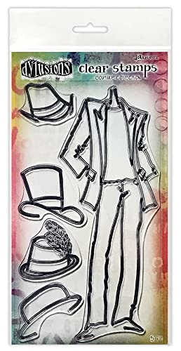 Ranger Dylusions Couture Stamp Set, Man About Town