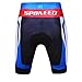 sponeed Men's Bike Clothing Cycling Shirts Shorts Uniforms Indoor Bicycles Riding Road Tights US X-Large Blue Red