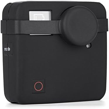 Impact Imagery Compatible with Silicone Case & Lens Caps for GoPro Fusion - Full Body Protective Rubber Skin and for 360 FOV Action Camera