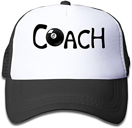 Rspwkg Cap Billiard Coach Boys Hip Hop Adjustable Mesh Cap Breathable Unconstructed Baseball Mesh Caps