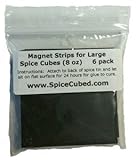 Large Magnet Strips - 6 pack, for 8 oz JUMBO spice tins