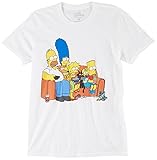 The Simpsons Couch Family Men's White T-Shirt