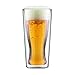 Bodum 2 Piece 12 oz SKAL Double Wall Glass, Clear
