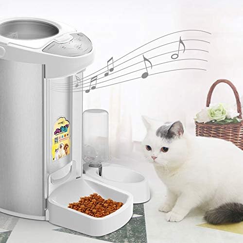 Automatic Cat Pet Smart Feeder – App Control Dog Food Dispenser with WiFi, Camera, Video, 3.3L Large Capacity,Portion Control, Voice Recording,Timer Programmable