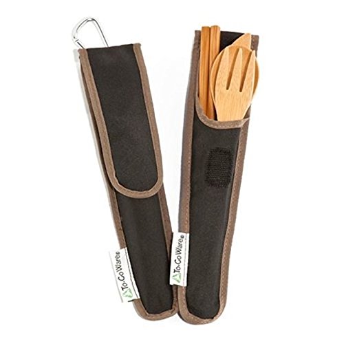 ChicoBag ToGoWare Utensil Set, Hijiki, Hijiki, Bamboo And Recycled Pet, 1 Year Mfg CHC-79606