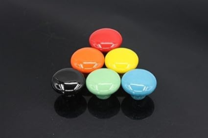 Beautiful Life 7 X Ceramic Doorknobs Cupboard Knobs Drawer Knobs