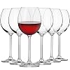 KROSNO Rode Wijnglazen | Set van 6 | 350 ml | Venezia Collectie | Perfect voor Thuis, Restaurants en Feesten…