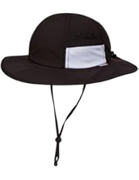 SwimZip Unisex Child Wide Brim Sun Protection Hat UPF 50 Adjustable ,Black,6-24 Mont
