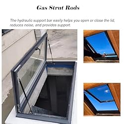 MZZKFC Customizable Metal Attic Skylight Lids, 22