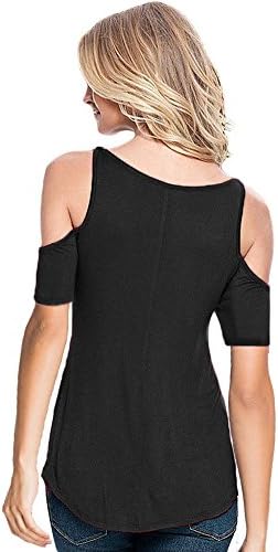 Meyerlbama Womens Shirt, Ladies Spring Lace Top Short Sleeve Blouse Casual Tops T-Shirt