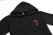 Women Rose Pattern Hoodied Sweatshirt People are Poison Hooded Black Pullover