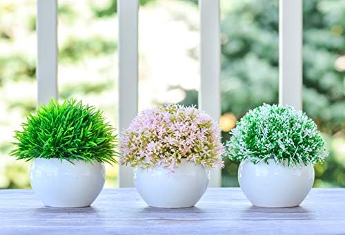 Mini artificial plant decor with crops for doors.