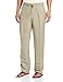 Cubavera Men's Drawstring Pant with Back Elastic Waistband,Bright White,Small