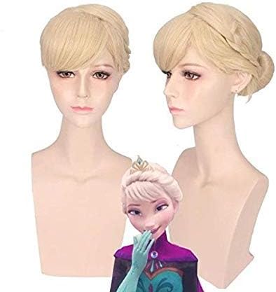 Amazon Pw55 アナと雪の女王 エルサ 戴冠 風 コスプレウィッグ ウイッグネット コスプレウィッグ クリスマス ハロウィン イベント仮装 コスチューム コスプレ 仮装 通販