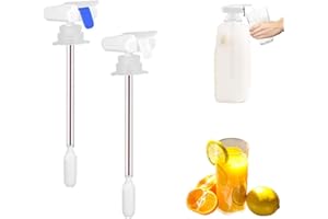 IUDLHKK 2 Pcs Milk Dispenser for Fridge Gallon,Kids Automatic Drink Dispenser,Drink Dspenser for Fridge,Milk Juice Dispenser,Dispenser for Home Kitchen Party Wedding Decoration Outdoor