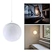 GreenClick 3D Moon Lamp,Dimmable Night Light for Kids,3 Color Hangable Home Decorative Light with Touch Control,5.1Inch