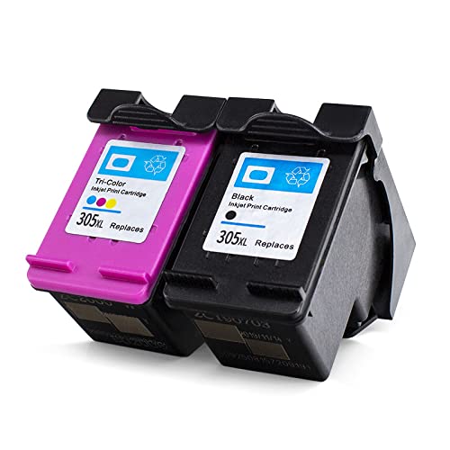 Compatible 305XL Ink Cartridge Multipack Black and Colour for use in HP DeskJet 2710 2720 2721DeskJet Plus 4110 4120 4122 4130 Envy 6010 6020 6022 ENVY Pro 6420 6430