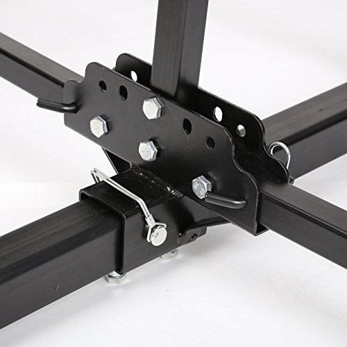 9TRADING 4 Bike Platform Style Bicycle Rider Hitch Mount Carrier Rack Sport Receiver, Free Tax, Delivered within 10 days