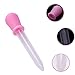 Coolrunner 5ML Clear Silicone Plastic Droppers Pipettes for Candy Molds, Gummy Mold and Crafts 6pcs