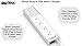 SHARKK Aluminum Surge Protector 4 Port USB Outlet Extender Power Strip for Home Office Power Strips with 4 USB Smart Rapid Charger Charge Ports and 5 Foot Cord