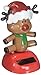 Solar Dancing Rudolph RED-Nose Reindeer Christmas Home Decor Rare
