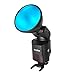 Fomito Godox AD-S11 Color Filter Gel Pack with AD-S12 Honeycomb Grid Cover Reflector for Witstro Flash AD200 AD360II AD180 AD360