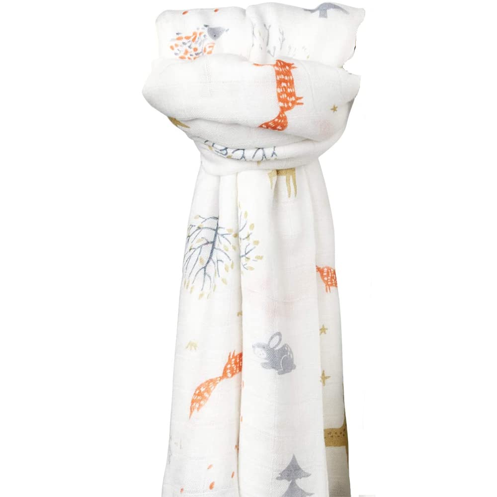 SGAVAHSG Large Muslin Cloths for Baby 120X120cm Muslin Swaddle Blankets Big Muslin Squares and Nursing Cover for Newborn Infant 47" X 47'', Pack of 1 — image 1