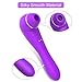 PALOQUETH Sucking Vibrator with 6 Sucking Intensities 8 Vibration Modes for Women Beginner, Waterproof Personal G Spot Vibrator Clitoral Sucker Sex Toy Rechargeable Quiet 2 in 1