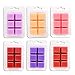 Variety Scented Wax Melts for Warmer - 6 Fragrances: Lavender, Vanilla, Rose, Apple Cinnamon, Lilac, Black Cherry - 100% Soy Candle Cubes