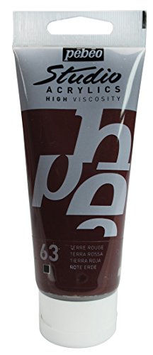 PEBEO831-063 - Acrylic Fine Studio Acrylics - Terra Rossa - Terra Rossa 100ml/3.38oz