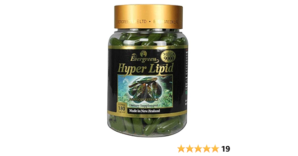 Amazon.com: Evergreen Hyper LIPID MEGA 9000 180CAPSULE : Salud y Hogar