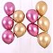 HoveBeaty Pink Balloons Chrome Shiny Metallic Latex 12 Inch Thicken Balloons 50 Pack for Wedding Party Baby Shower Christmas Birthday Carnival Party Decoration Supplies