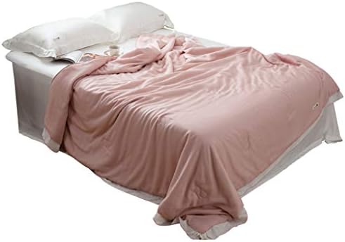 LXFMD Tiansi Xia was cooled by a double air conditioner and was simply plain and silky. (color : PINK, Size : 200x230cm)