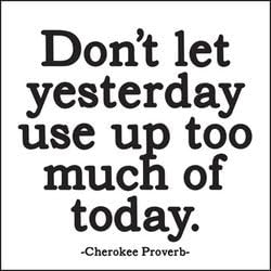 Quotable MX23FV MX23 Magnet-Don't Let Yesterday, 1, Multicolor