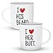 Triple Gifffted Funny Couples Gifts For Christmas, Wedding Anniversary, Engagement, Valentines Day Girlfriend Boyfriend Couple Gift, His & Hers, Bride & Groom, Him & Her, Ceramic, 380ML