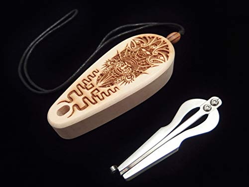 Jew's Harp by D.Glazyrin Wave in Cedar case Shaman - mouth musical instrument (jaw harp) Beautiful sound maultrommel (jaw harp, snoopy harp, dan moi) - Thumbnail 3
