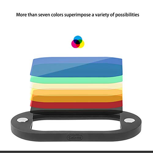 JUNESUN Mini Black Magnetic Silicone Filter Frame Honeycomb Grid Diffuser Reflector for Selens Flash Speedlight Accessories Kits