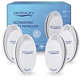 Ultrasonic Pest Repeller Portable Plug-in Control (4-Pack)