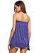 Soteer Women's Sleeveless Tube Top Asymmetrical Hem Tunic Shirt