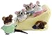 The Puppet Company Hide-Away Puppets Mouse Family in Cheese Finger Puppet Set