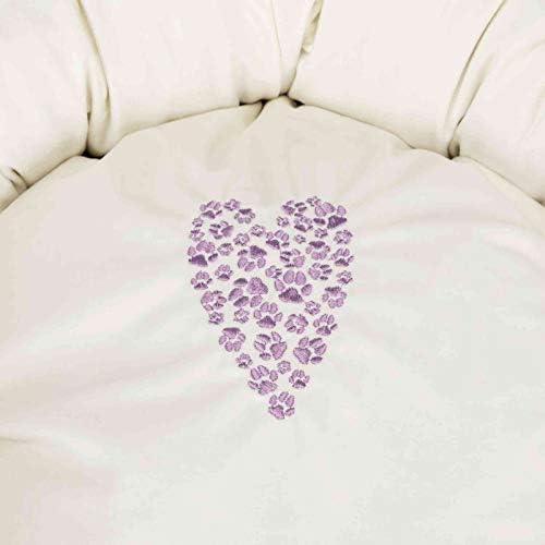 TRIXIE Pet's Home bed, purple/cream, 50cm (Pack of 1) - Image 5