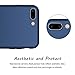 iPhone 7 Plus Case, Willnorn Norn One Full Body Coverage Ultra Slim Case with Tempered Glass Screen Protector for Apple iPhone 7 Plus(5.5-Inch) (Royal Blue)
