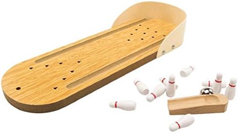 ENTOY Mini Bowling Game Set,Tabletop Bowling Game for Kids Adult,Top Rated Games Tobbles Toy for Adults