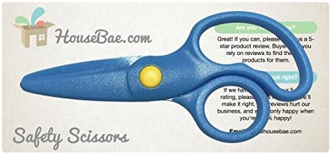 Child Safety Scissors, 5 inch (Blue)