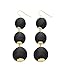 Women's Triple Thread Lantern Ball Dangle Fashion Earrings