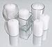 Inspired Candles 15 Hour Natural Soy Wax and Paraffin Wax Unscented Smokeless Votive Candles, White, Set of 36