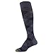 Gold Toe Women's Winter Plaid and Flat Knit Knee Highs, 2 Pairs, Denim/Navy, Shoe Size: 6-9