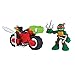 Teenage Mutant Ninja Turtles Pre-Cool Half Shell Heroes Raphael with Mini Cycle Figure and Vehicle 2 Pack
