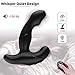 Male Vibrating Prostate Massager Sex Toy with 12 Speed for Wireless Remote Control Anal Pleasure Waterproof Rechargeable Prostate Stimulator Anal Vibrator Butt Plug,Unisex G spot Vibrator Anal Sex Toy