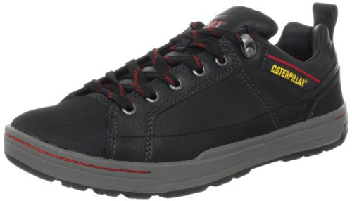 Caterpillar Men s Brode Skate Shoe,Black Leather,10 M US